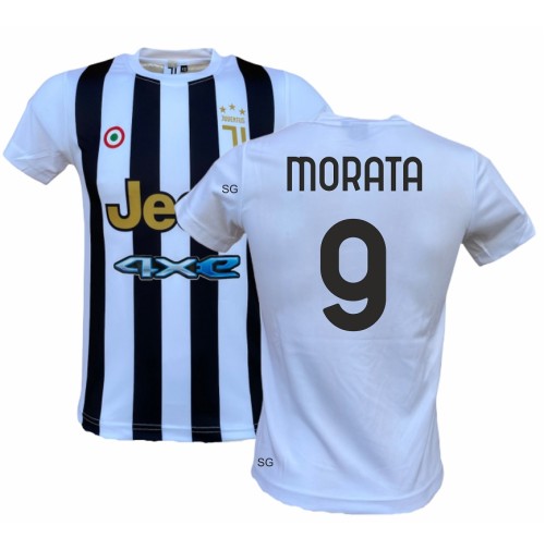 Maglia Juventus Morata 9 ufficiale replica 2021/22 personalizzata